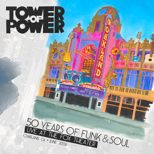 Tower of Power "50 Years of Funk & Soul: Live at the Fox Theater" CD & DVD